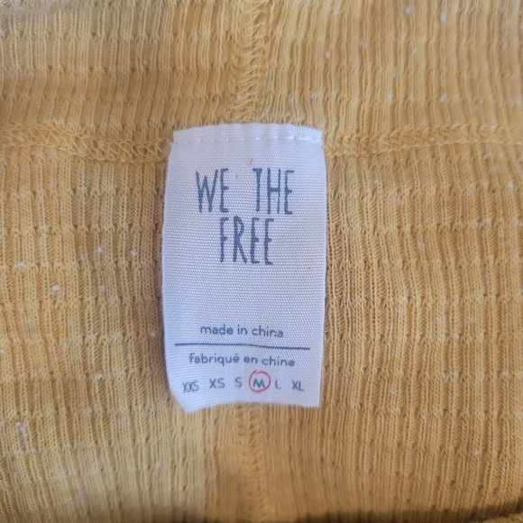 We The Free Willow Thermal Top in Holy Yellow Ochre - Picture 3 of 5